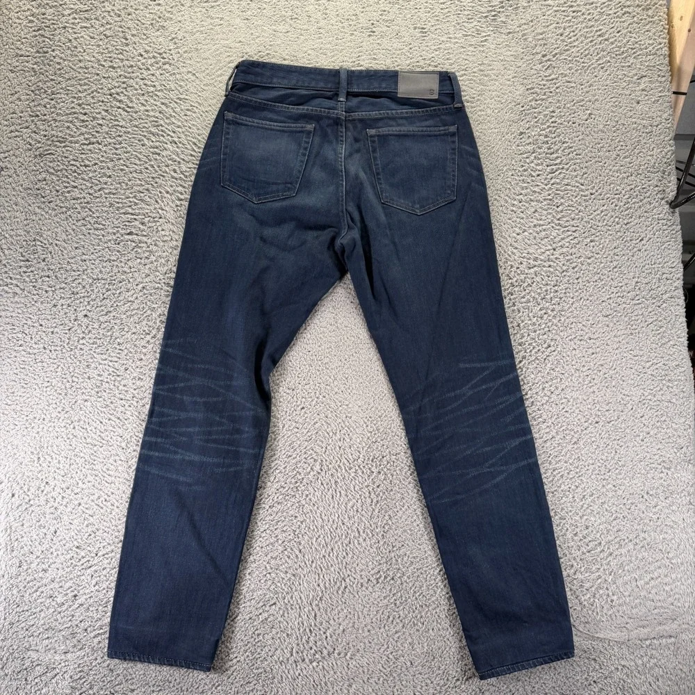 Bonobos Jeans Mens 32x32 Blue Cotton Denim Straight Athletic Fit Faded Stretch